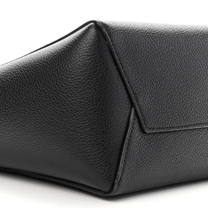 Celine Soft Grained Calfskin Small Sangle Bucket Bag Black 8 of 9