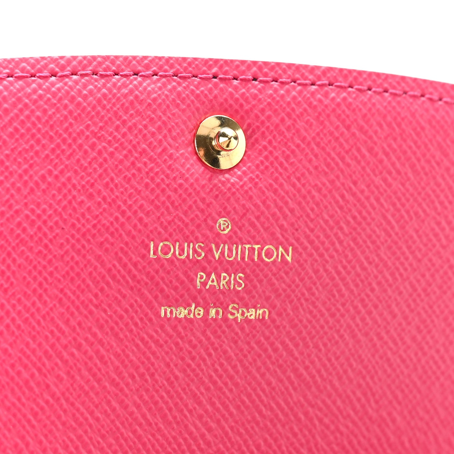 Monogram Bloom Flower Emilie Wallet Fuchsia