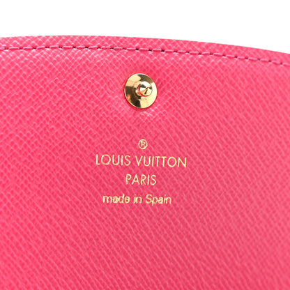 Louis Vuitton Monogram Bloom Flower Emilie Wallet Fuchsia 6 of 8