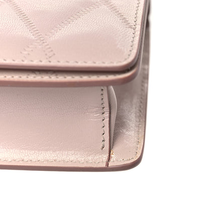 Givenchy Goatskin Quilted GV3 Strap Wallet Pale Pink 13 of 13
