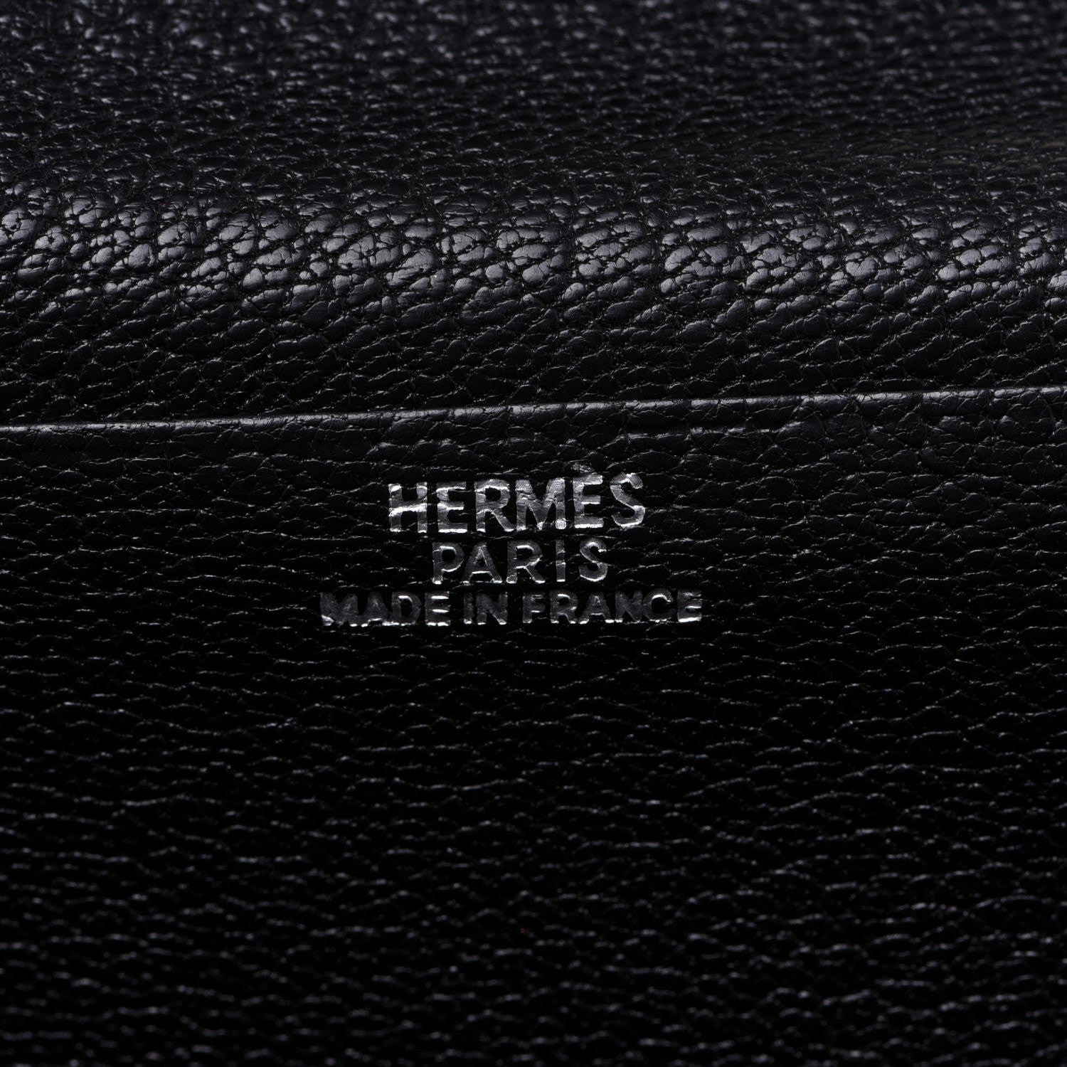 Hermes Chevre Mysore Bearn Gusset Wallet Black 6 of 11