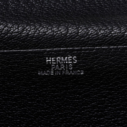 Hermes Chevre Mysore Bearn Gusset Wallet Black 6 of 11