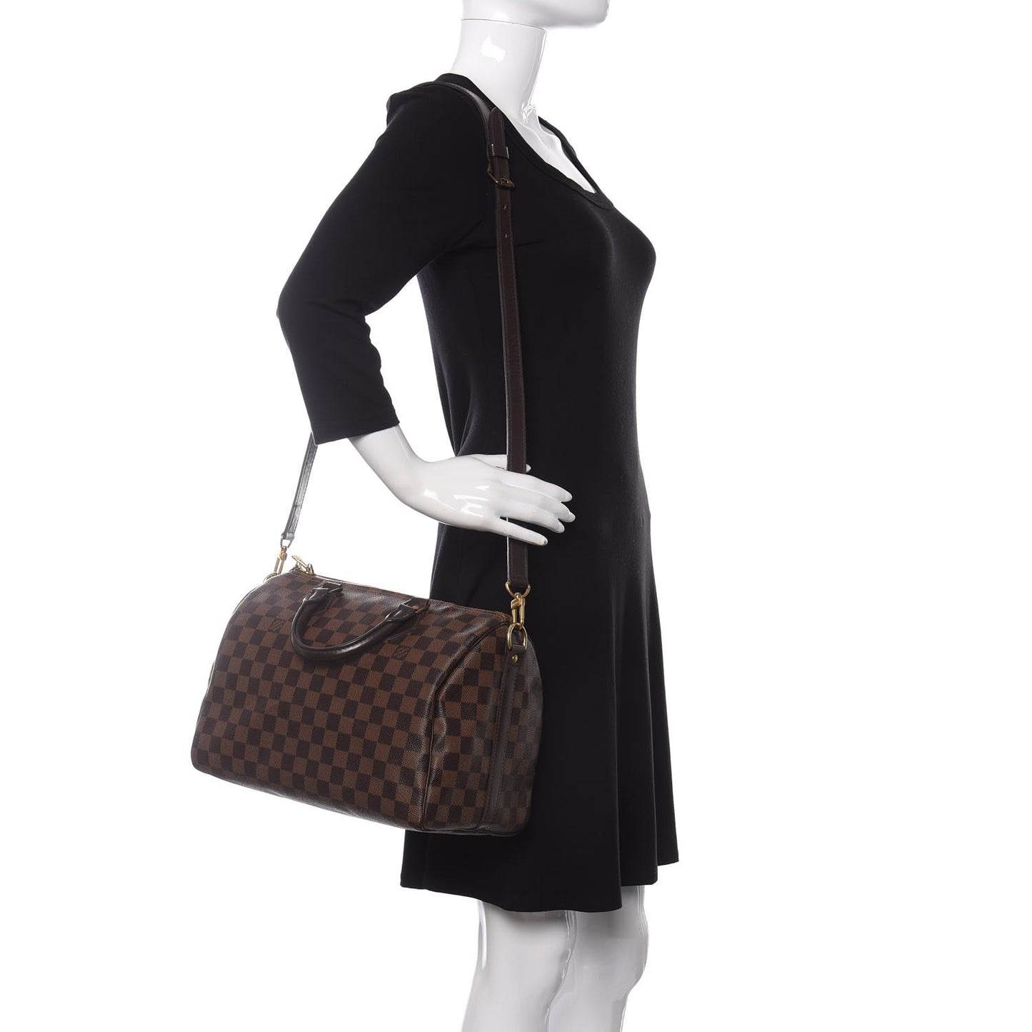 Damier Ebene Speedy Bandouliere 30