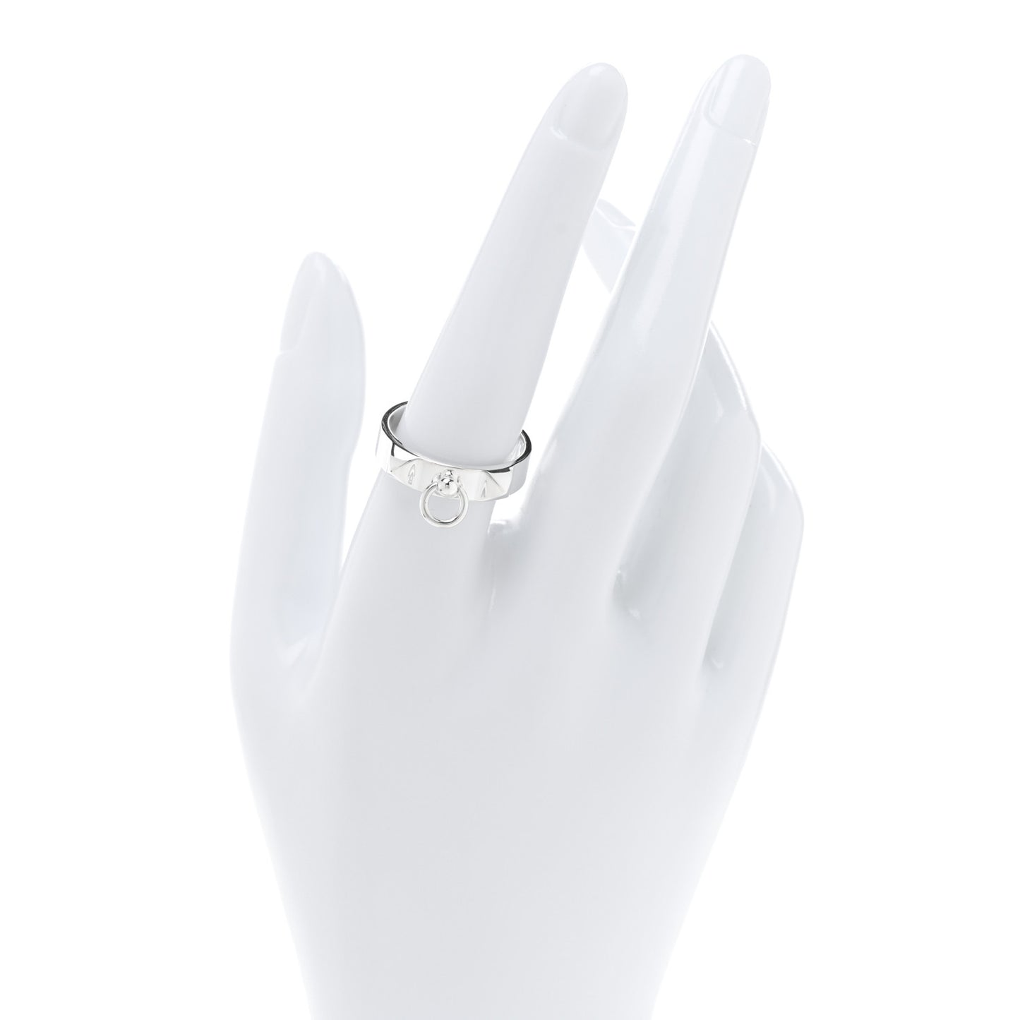 Sterling Silver PM Collier De Chien Ring 59 8.75