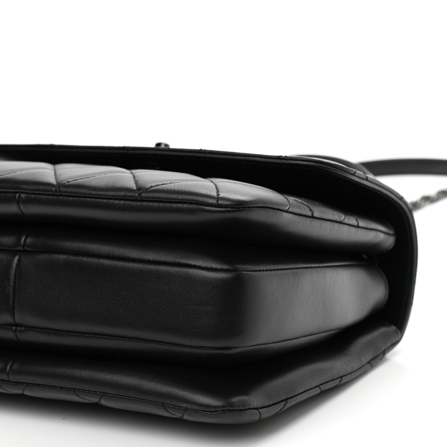 Chanel Lambskin Quilted Small Trendy CC Dual Handle Flap Bag So Black 10 of 10