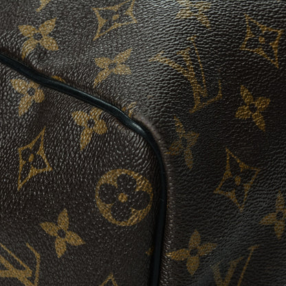 Louis Vuitton Monogram Macassar Keepall Bandouliere 45 9 of 12