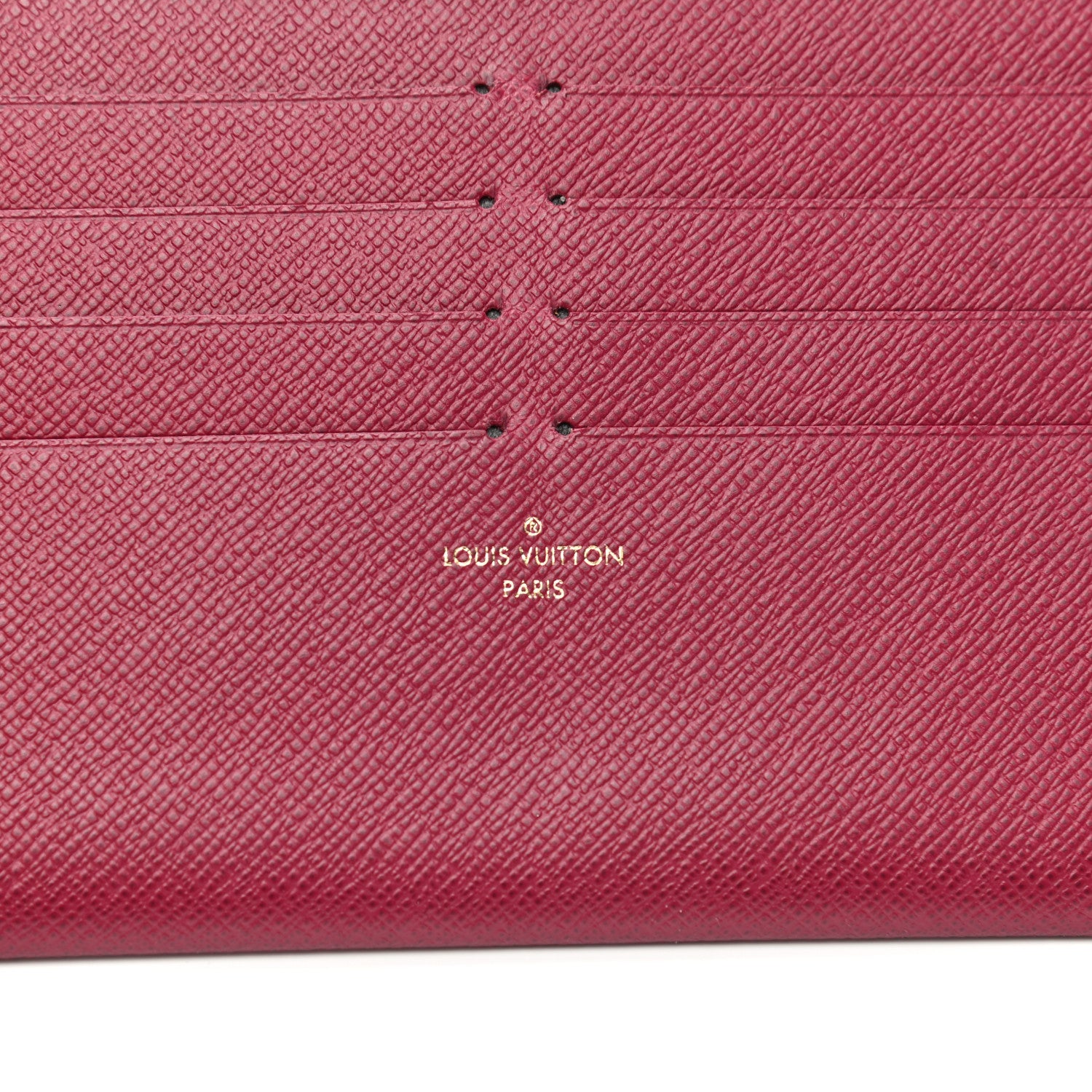 Louis Vuitton Calfskin Felicie Card Holder Insert Fuchsia 6 of 7