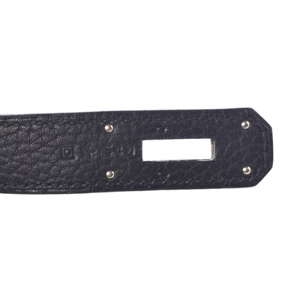 Hermes Fjord Horseshoe Kelly Retourne 40 Black Rouge H 9 of 33