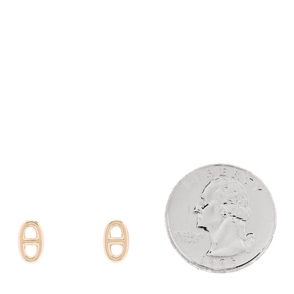 Hermes 18K Rose Gold TPM Farandole Stud Earrings 2 of 4