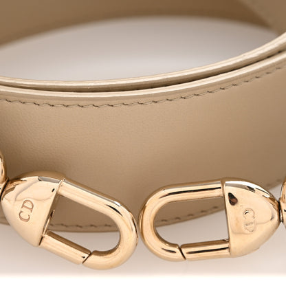 Christian Dior Lambskin My ABCDior Lady Dior Shoulder Strap Hazelnut 3 of 6