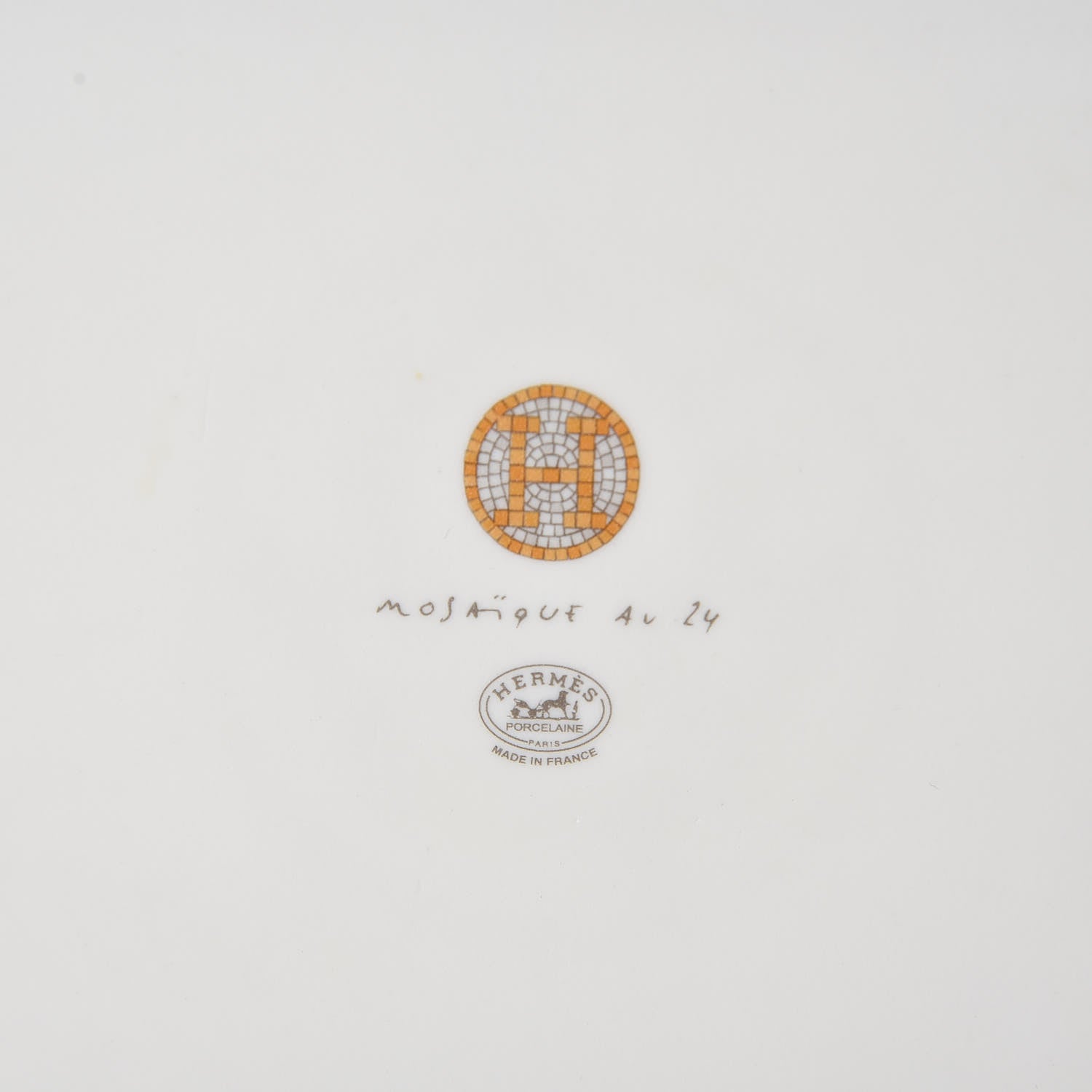 Hermes Porcelain Mosaique au 24 Sushi Plate 4 of 5