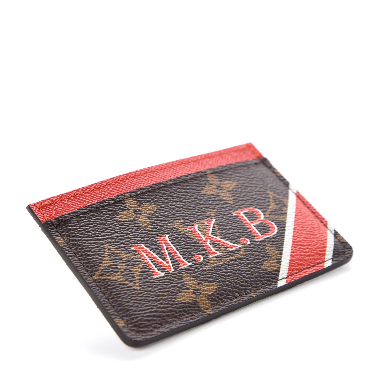 Louis Vuitton Monogram My LV Heritage Card Holder Rouge White 4 of 11