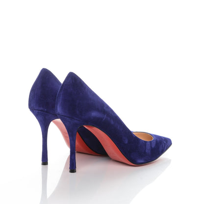 Christian Louboutin Veau Velours Decoltish 85 Pumps 38.5 Encre 4 of 6