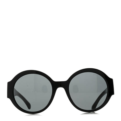 Chanel Acetate Round Sunglasses 5410-A Black 2 of 8