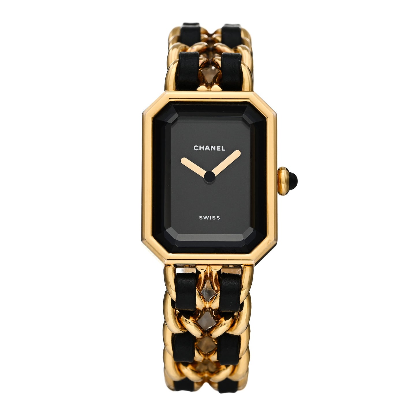 Stainless Steel Lambskin 20mm Chain Premiere Quartz Watch Gold M