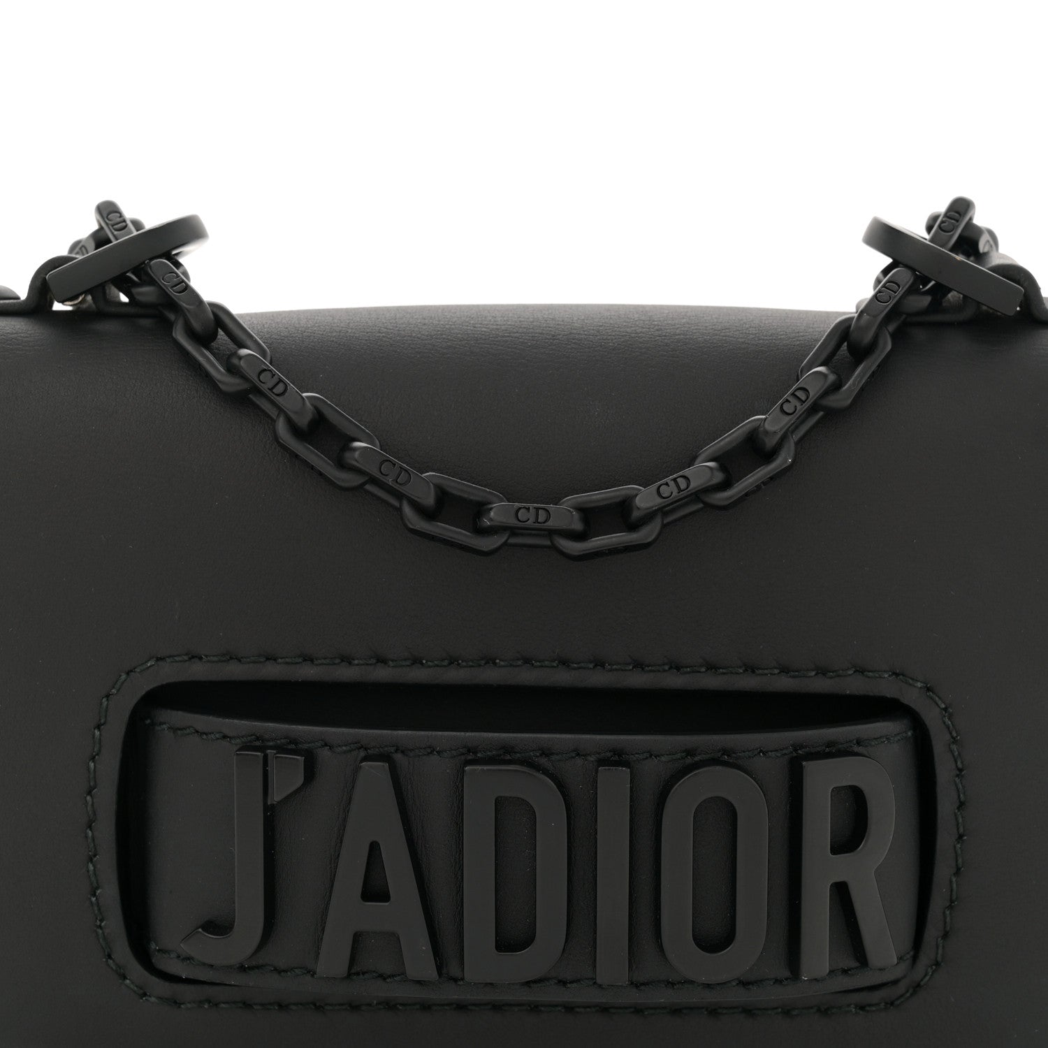 Christian Dior Ultra Matte Calfskin Mini J'Adior Chain Flap Bag Black 8 of 10