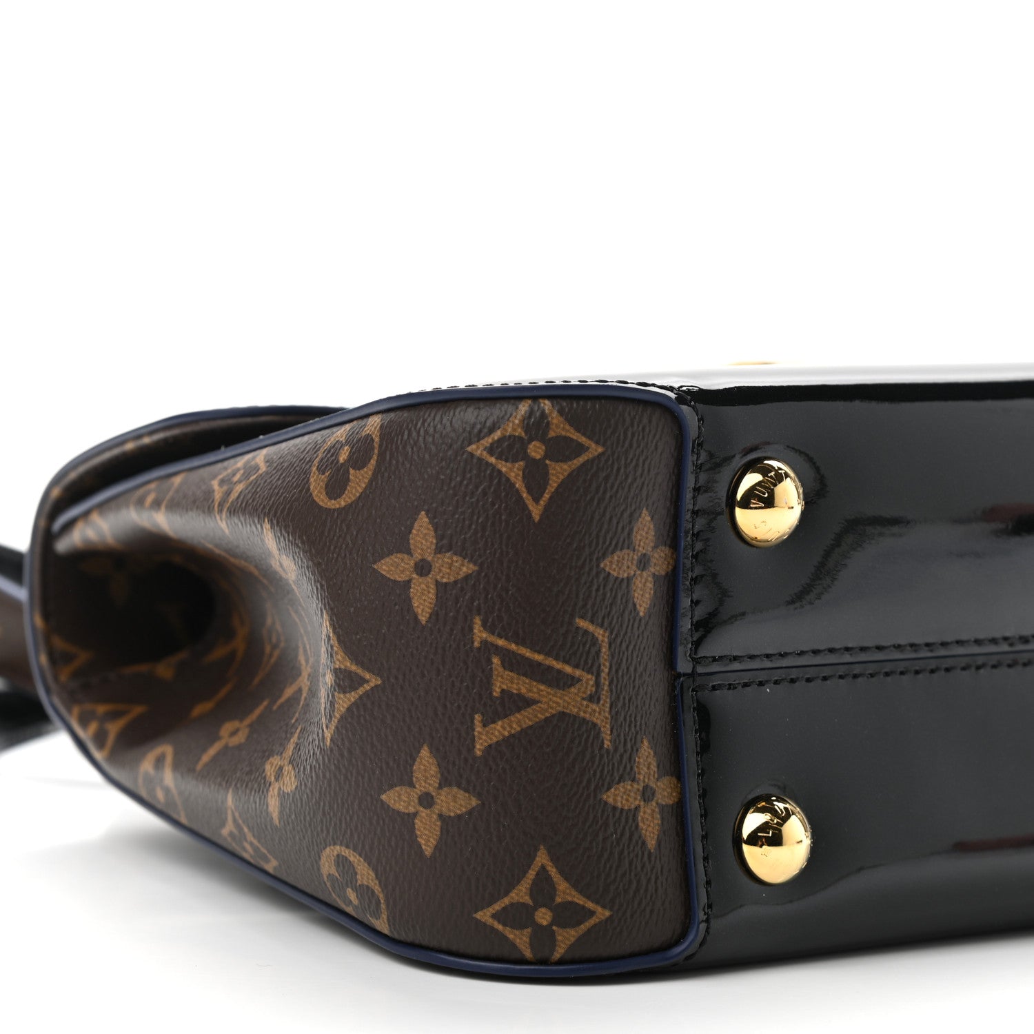Louis Vuitton Patent Calfskin Monogram Cherrywood PM Black 8 of 10