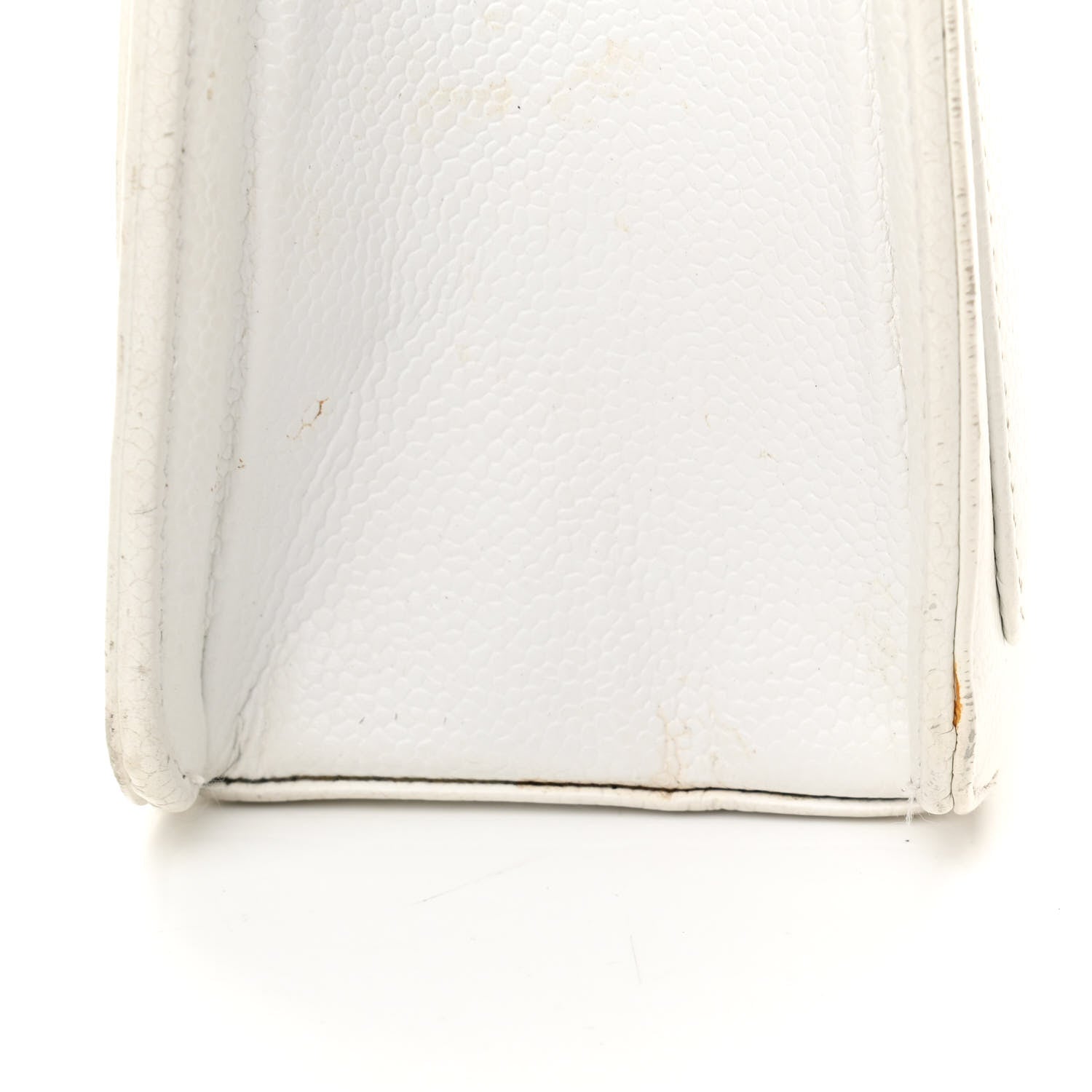 Chanel Caviar Quilted Flap Shoulder Bag White 14 of 14