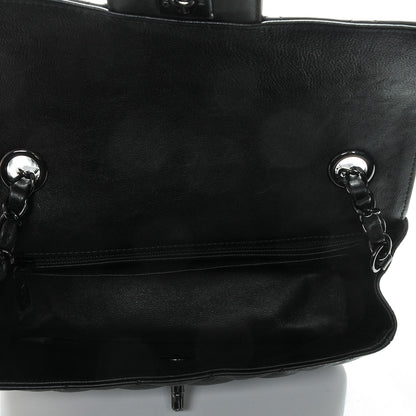 Chanel Crumpled Calfskin Quilted Mini Rectangular Flap So Black 5 of 6