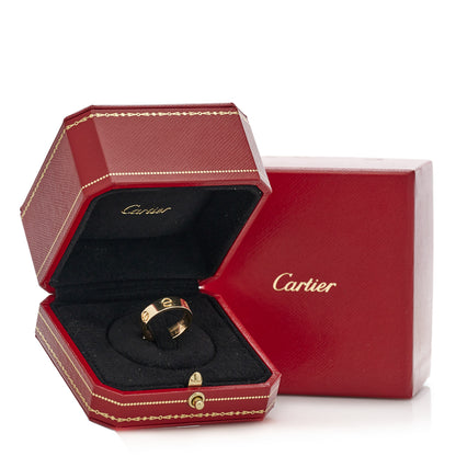 Cartier 18K Yellow Gold 5.5mm LOVE Ring 53 6.25 5 of 5