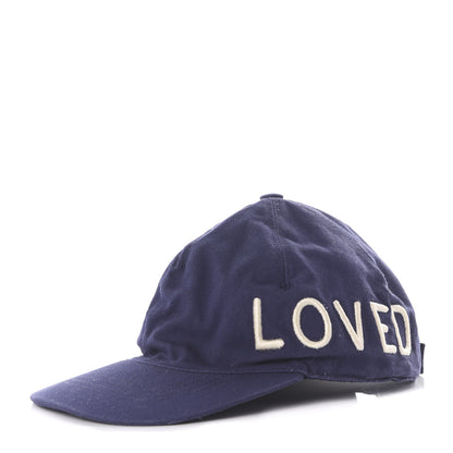 Gucci Cotton Loved Baseball Hat M Navy 1 of 6