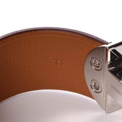 Hermes Barenia 2002 Bracelet T2 Fauve Orange 6 of 7