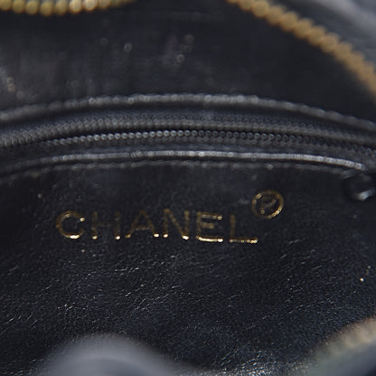 Chanel Lambskin Quilted CC Tassel Crossbody Black 6 of 18