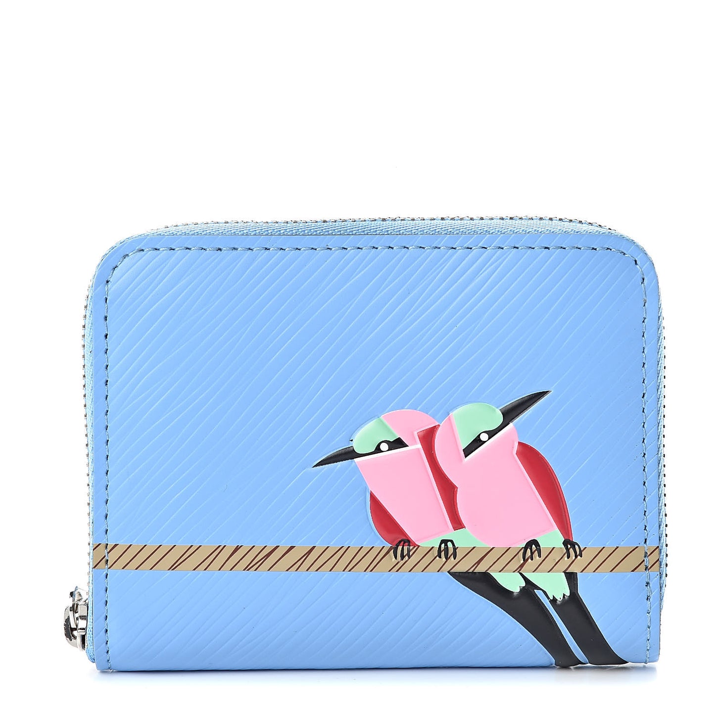 Epi Early Bird Zippy Coin Purse Bleuet