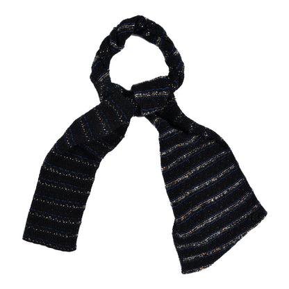 Chanel Wool Tweed Striped Scarf Multicolor 1 of 3