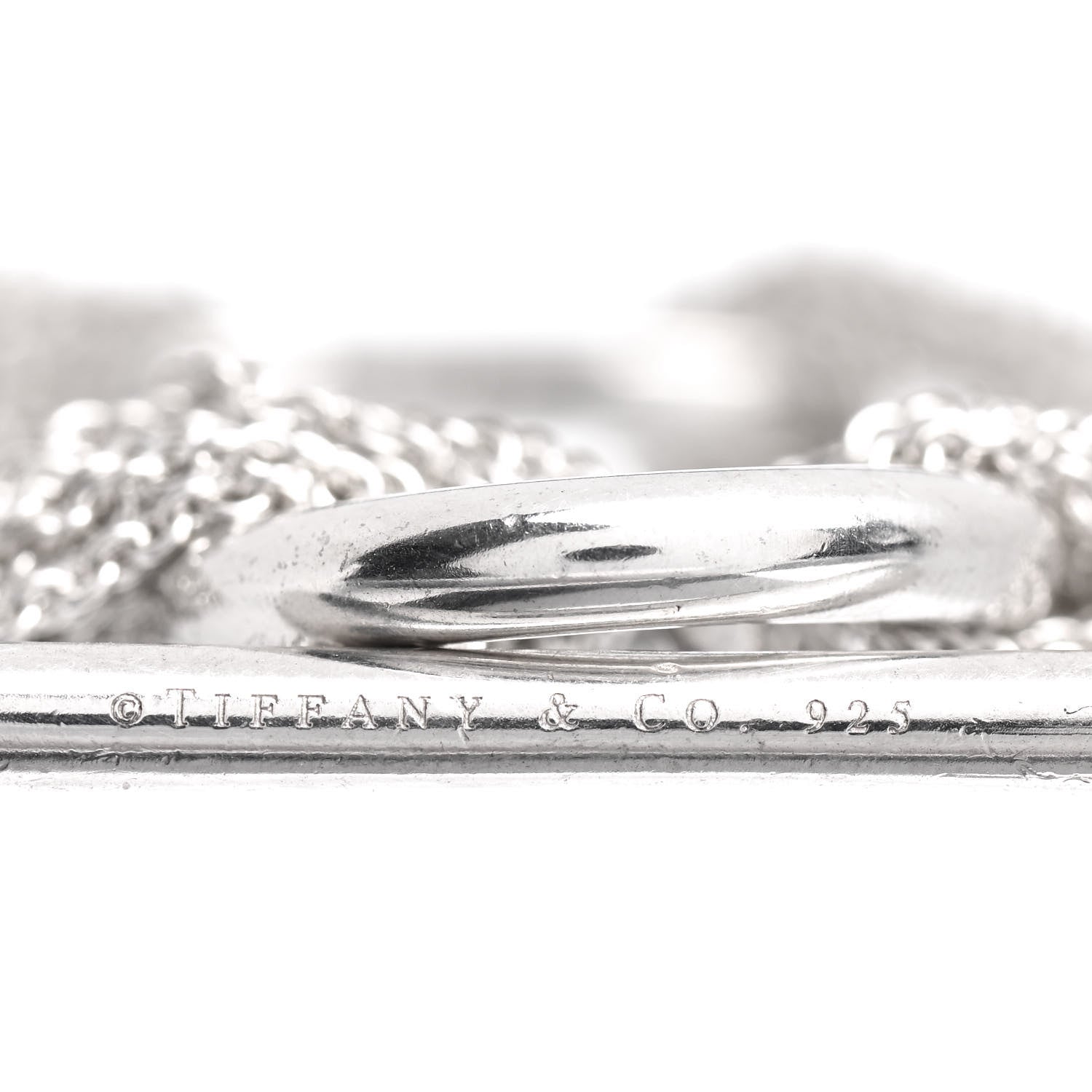 Tiffany Sterling Silver Heart Mesh Bracelet 4 of 4
