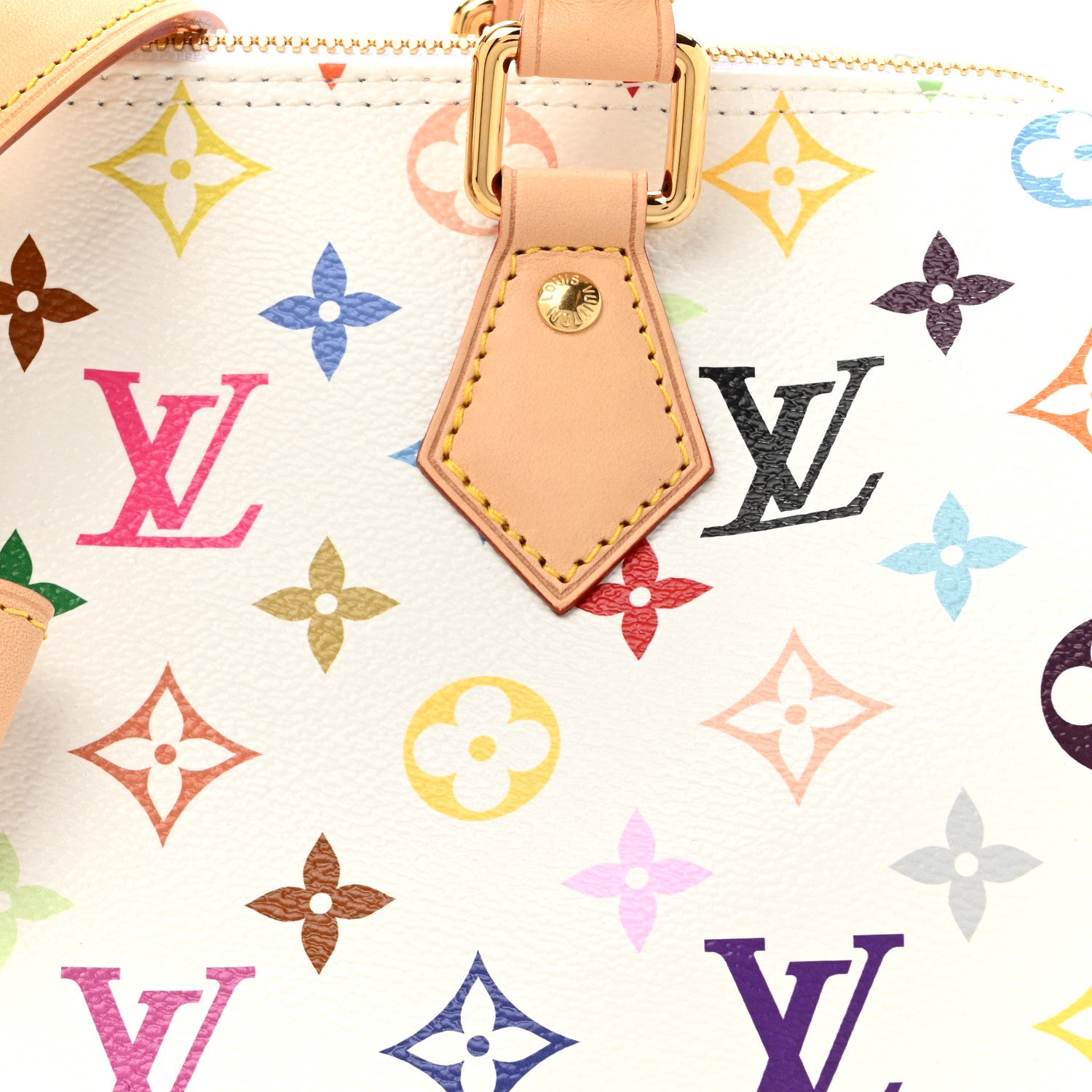Louis Vuitton LV X TM Monogram Multicolor Speedy Bandouliere 25 White 7 of 9