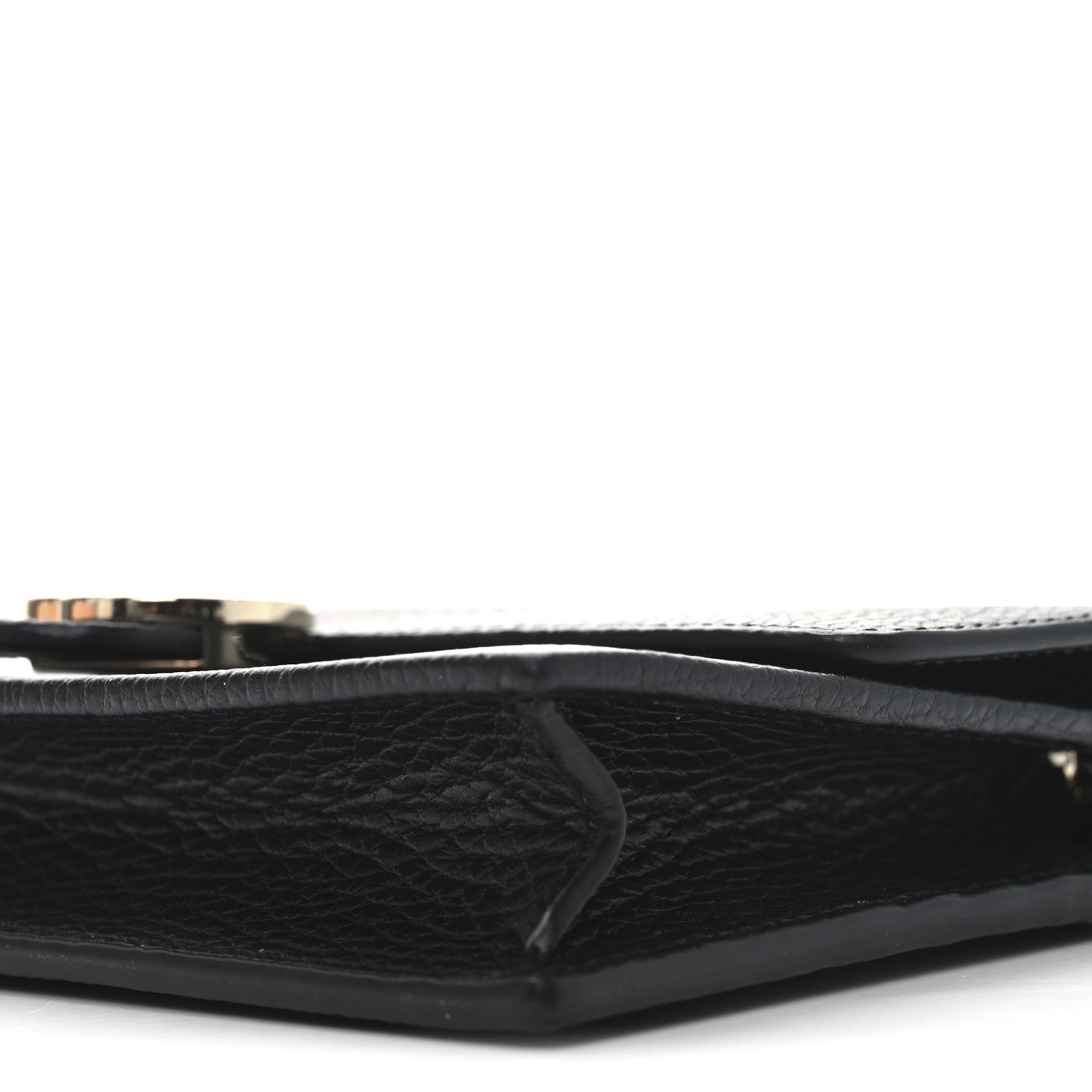 Gucci Dollar Calfskin Interlocking G Chain Wallet Black 10 of 11