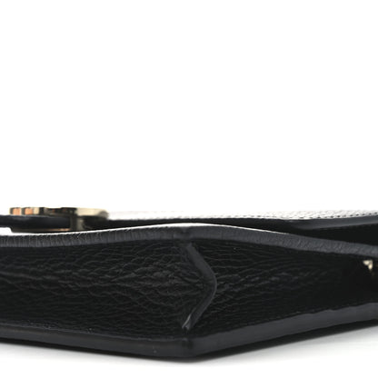 Gucci Dollar Calfskin Interlocking G Chain Wallet Black 10 of 11