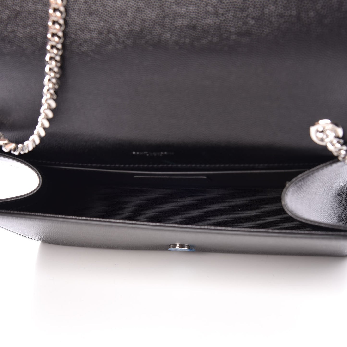Grain De Poudre Medium Classic Monogram Kate Satchel Black