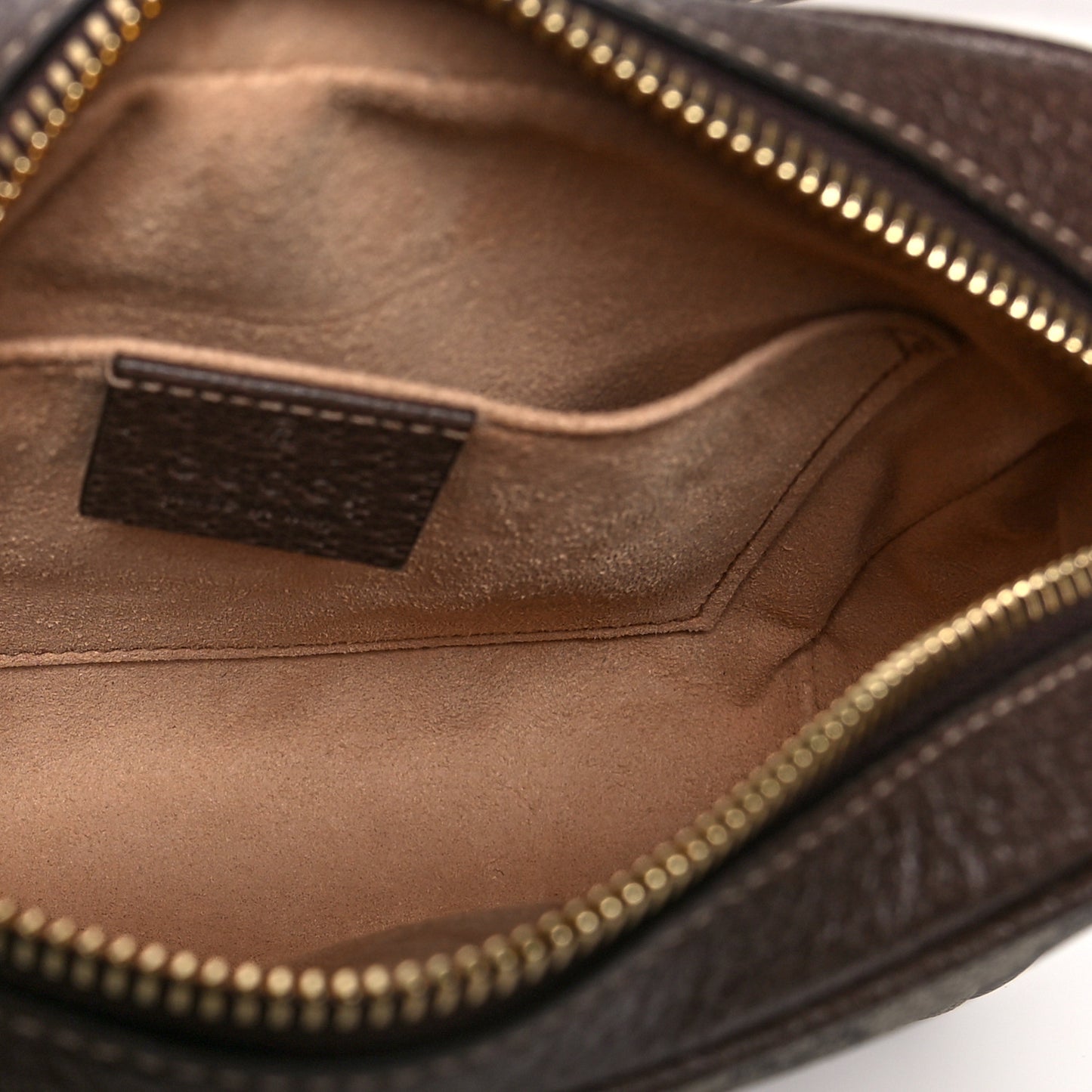 GG Supreme Monogram Web Mini Ophidia Shoulder Bag Brown