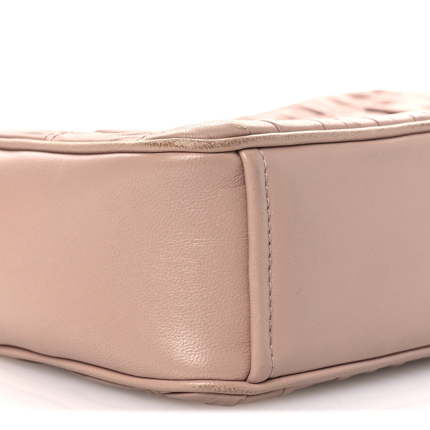 Nappa Gaufre Camera Bag Cipria
