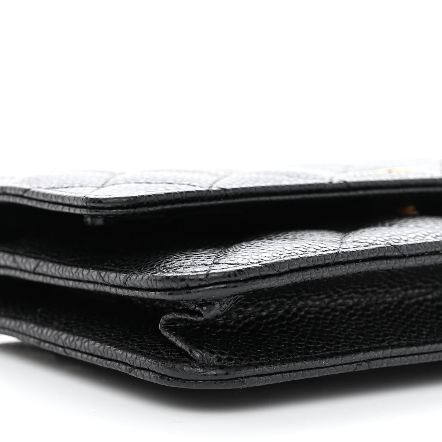 Chanel Caviar Quilted Wallet On Chain WOC Black 10 of 12