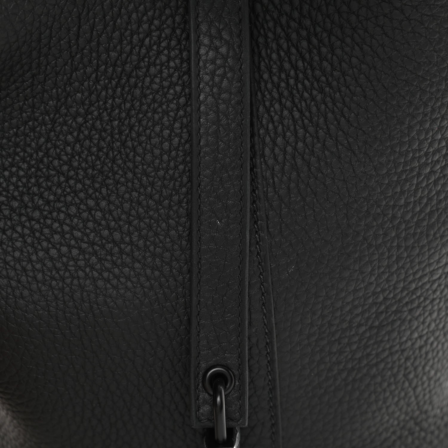 Hermes Taurillon Clemence Monochrome Picotin Lock 18 PM Black 11 of 12