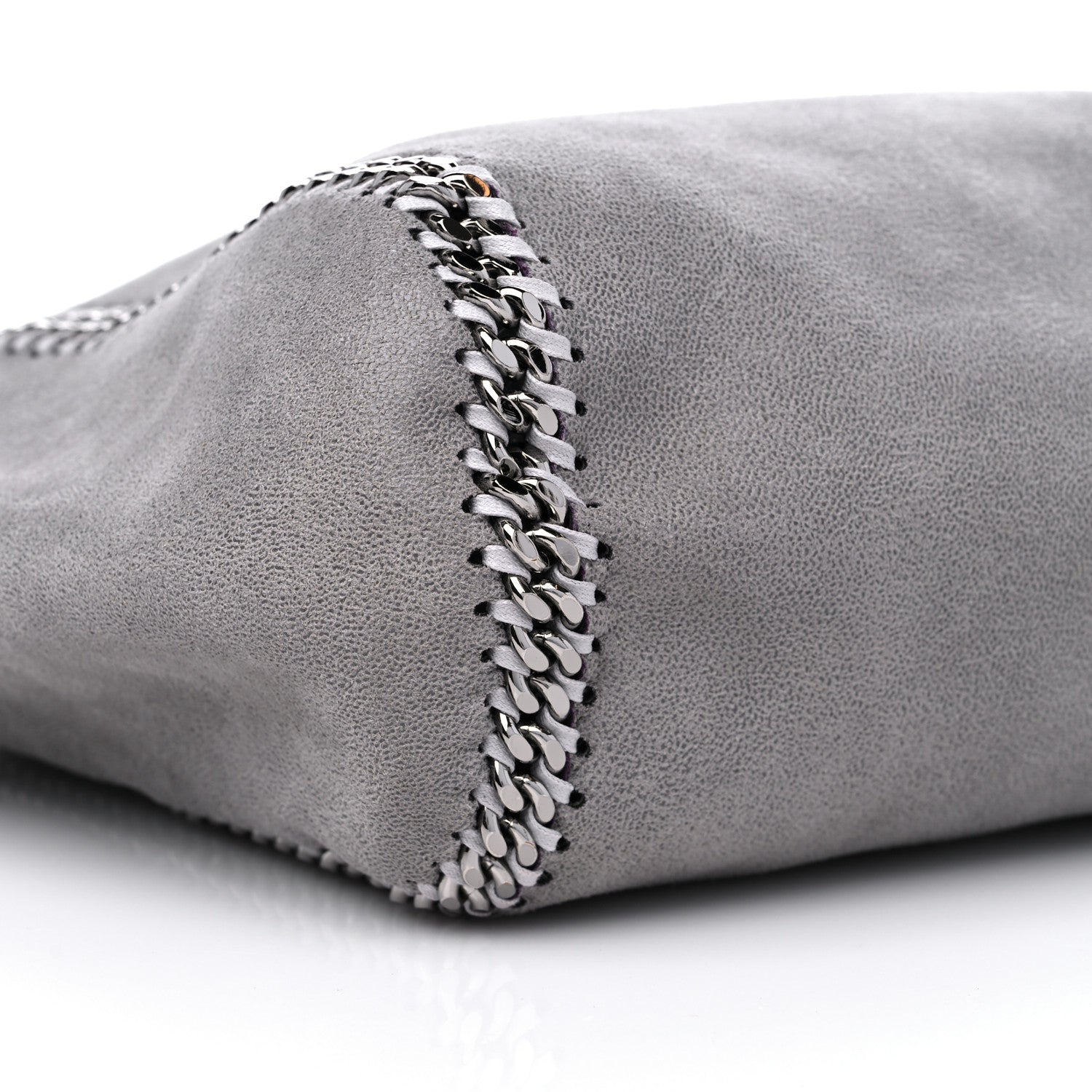 Stella McCartney Shaggy Deer Falabella Reversible Tote Light Grey 7 of 15
