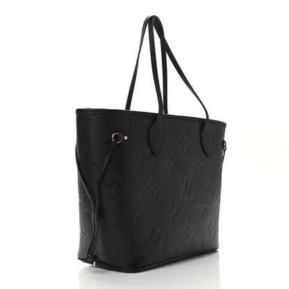Louis Vuitton Empreinte Monogram Giant Neverfull MM Black 4 of 9