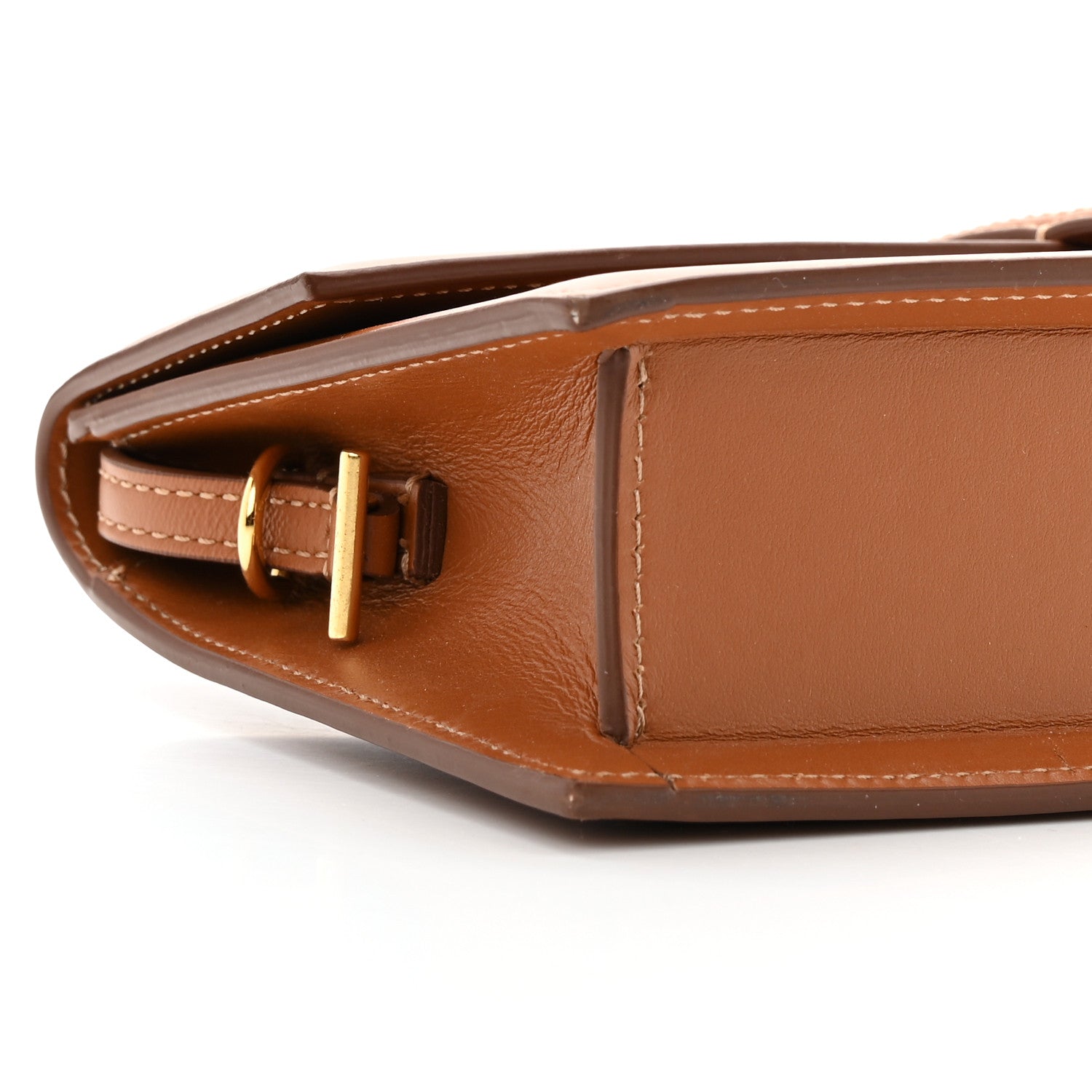 Jacquemus Smooth Calfskin Le Bambino Long Light Brown 8 of 9