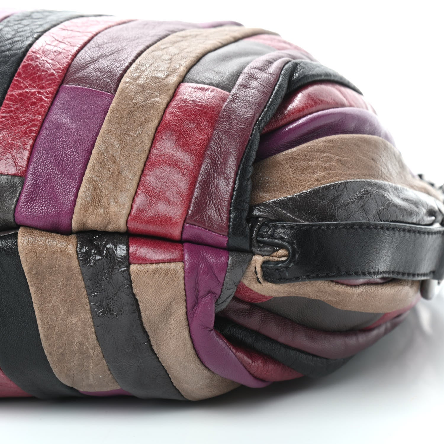 Miu Miu Nappa Large Patchwork Tote Amarena 8 of 13