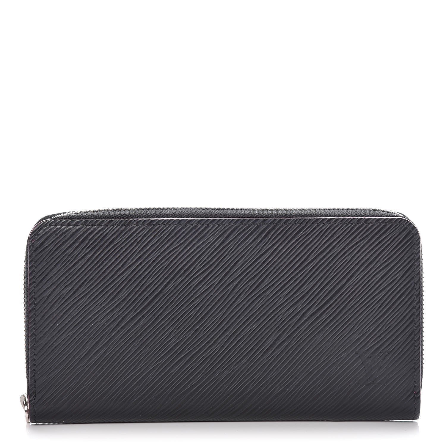 Louis Vuitton Epi Zippy Wallet Black Hot Pink 1 of 10