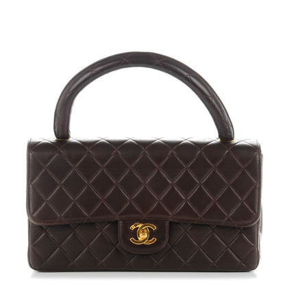 Chanel Lambskin Quilted Medium Kelly Flap Bag Brown 1 of 9