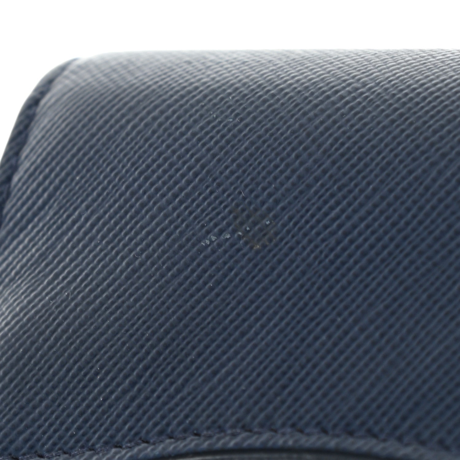 Prada Saffiano Wave Continental Flap Wallet Bluette Azzurro 9 of 12