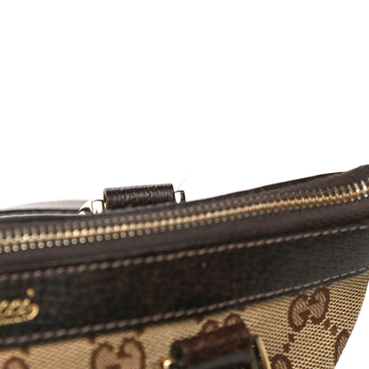 Gucci Monogram Small Abbey Tote Dark Brown 28 of 33