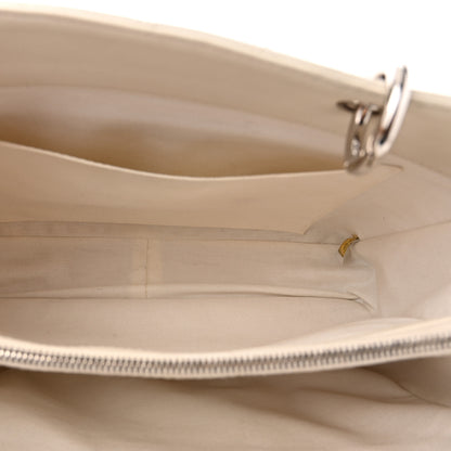 Chanel Caviar Quilted Grand Shopping Tote GST White 6 of 16