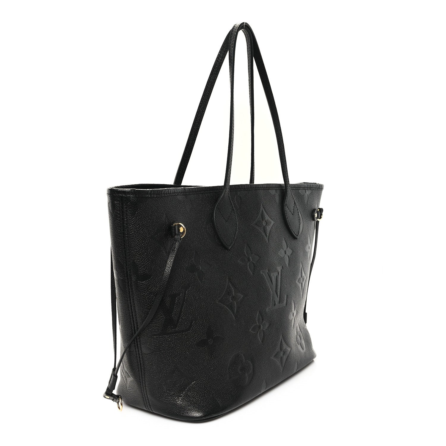 Louis Vuitton Empreinte Monogram Giant Neverfull MM Black 3 of 11