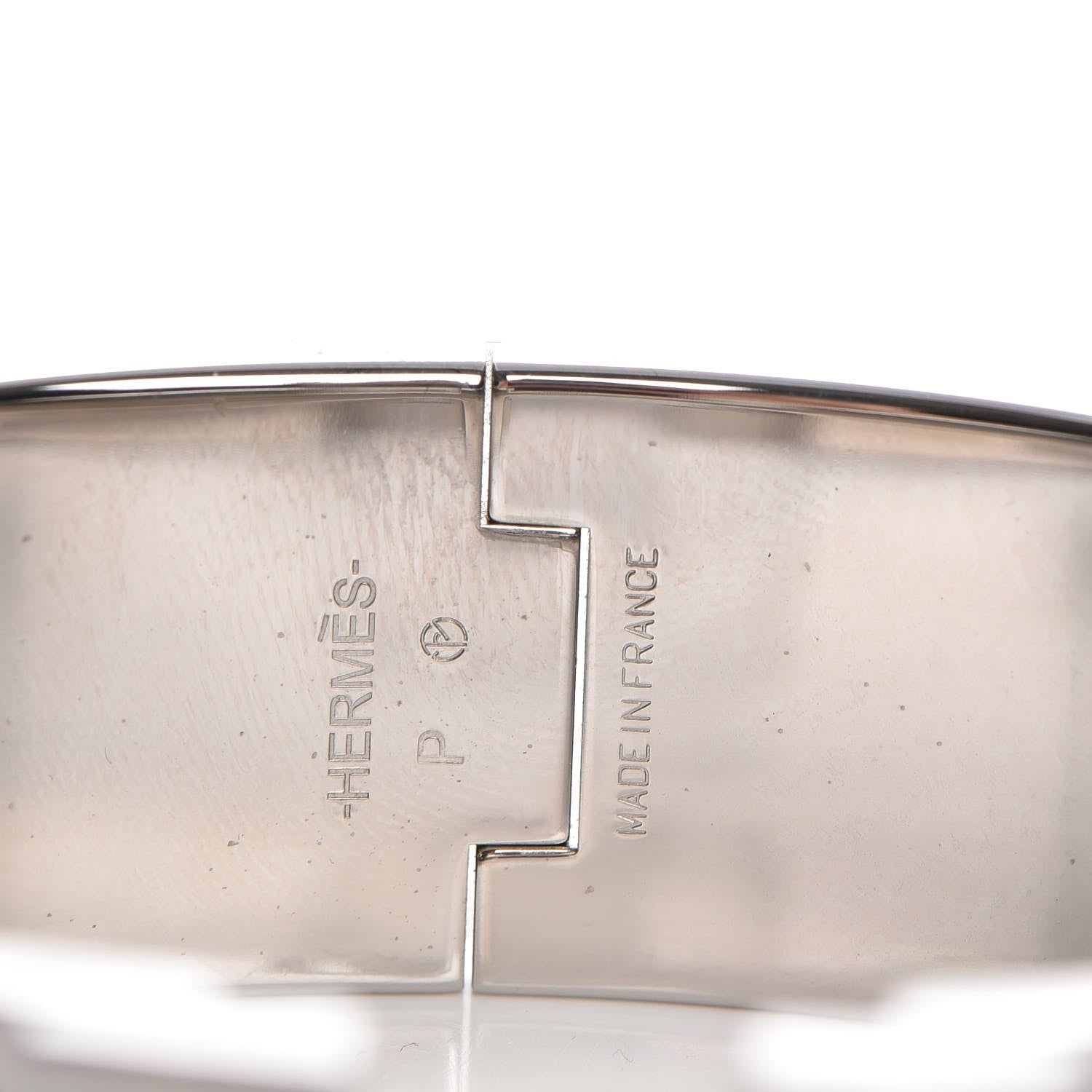 Hermes Enamel Wide Clic Clac H Bracelet GM Black 4 of 7