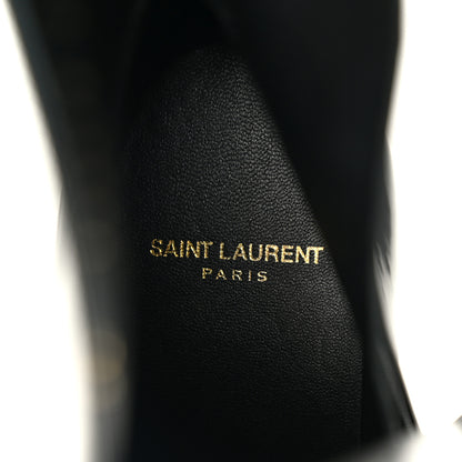 Saint Laurent Vitello Marilyn Betty 70 Ankle Zip Boots 40 Black 8 of 10